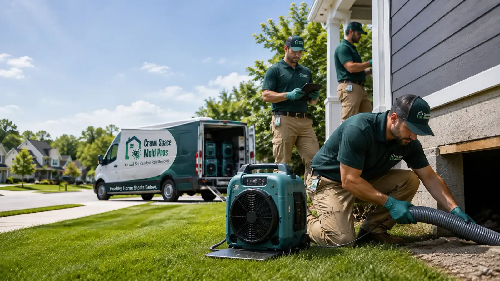 Crawl Space Mold Removal in Topeka, IN